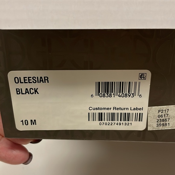 Giani Bernini Women’s Oleesia Black Memory Foam Ankle Boots, Size 10 - Picture 12 of 12